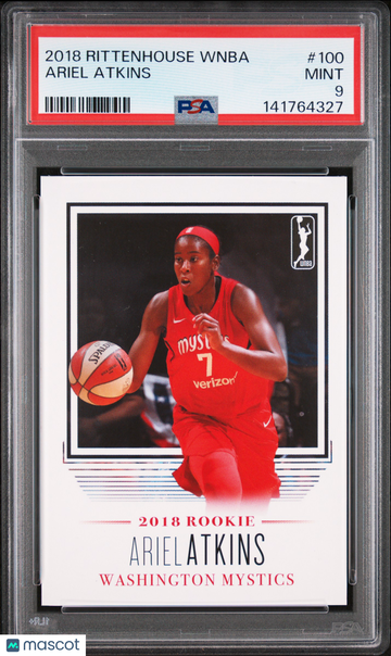 2018 Rittenhouse WNBA Ariel Atkins #100 Rookie PSA 9