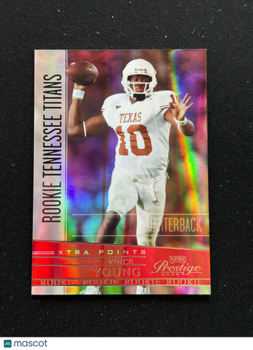 2006 Playoff Prestige Vince Young Red Rookie