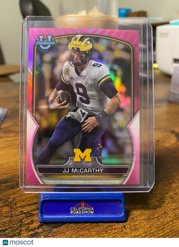 2022 Bowman University J.J. McCarthy #48 Pink