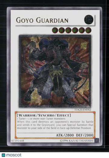 2008 The Duelist Genesis Goyo Guardian Ultimate Rare Effect Synchro 1st Edition