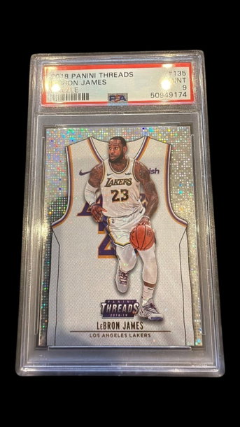 2018 Threads | LeBron James | Dazzle | PSA 9 | #135