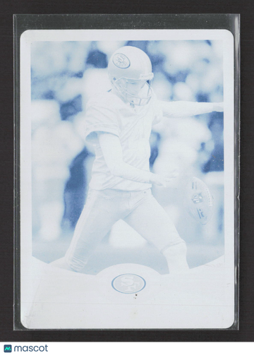 2012 Topps Football Andy Lee #64 Cyan Printing Plate Cyan Printing Plate