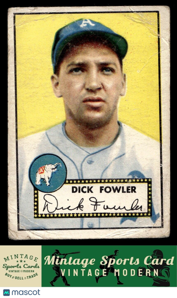 1952 Topps Dick Fowler #210