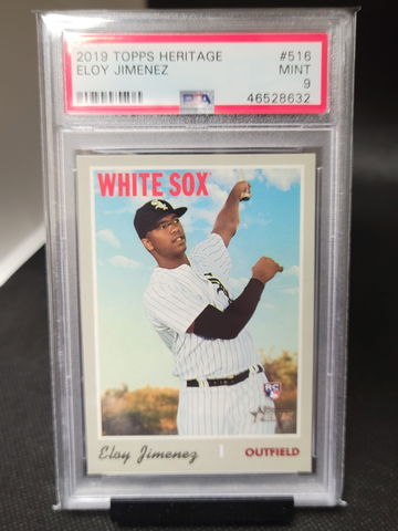 2019 Topps Heritage Eloy Jimenez PSA 9