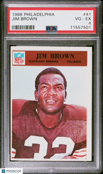 1966 Philadelphia Jim Brown #41 PSA 4