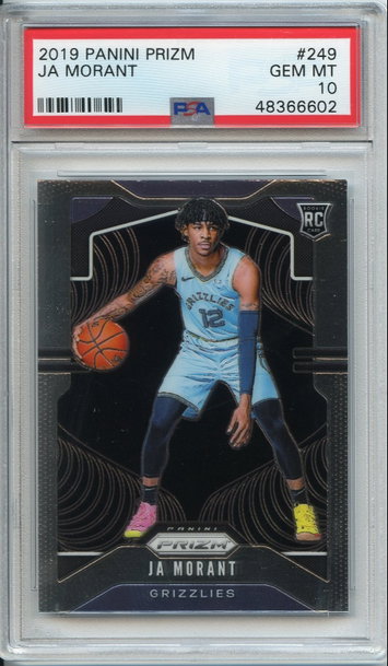 Ja Morant Prizm Rookie PSA 10 NEP
