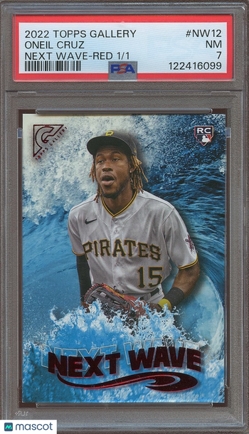 2022 Topps Gallery Oneil Cruz Rookie PSA 7 Topps