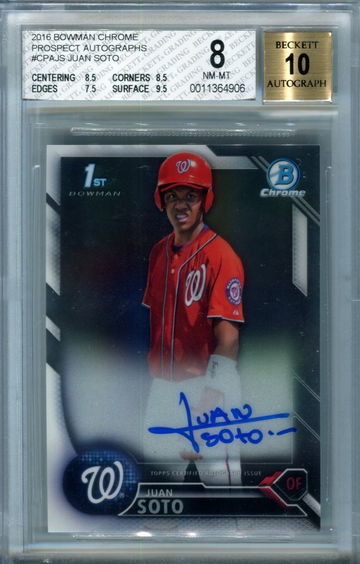 Juan Soto BGS 8 auto 10