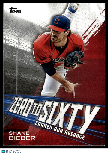 2021 Topps Shane Bieber #ZTS-13 Zero to Sixty