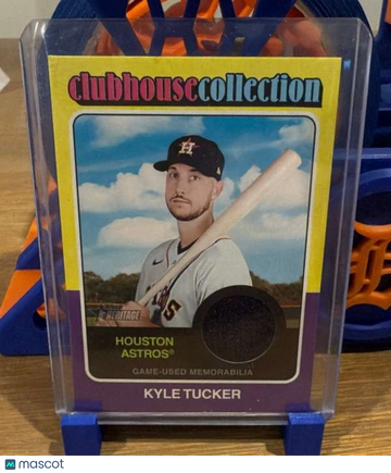 2024 Topps Heritage - Clubhouse Collection Relics Kyle Tucker #CCR-KT
