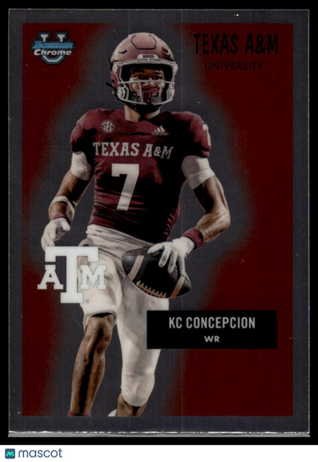 2025 Bowman Chrome University Kevin Concepcion #55AV-17 1955 Bowman Football