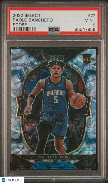 2022 Panini Select Paolo Banchero #72 Scope PSA 9