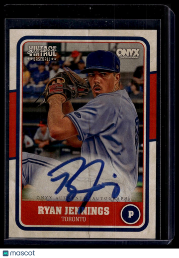 2025 Onyx Vintage Ryan Jennings #VARYJE Autographs AU