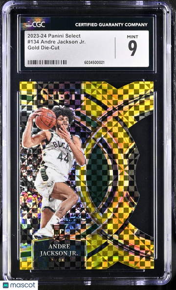 2023 Panini Select Andre Jackson #134 Gold Flash Short Print Parallel/Variety Rookie 9
