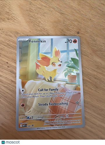 Promo Cards Fennekin Foil Black Star Promo Promo #080