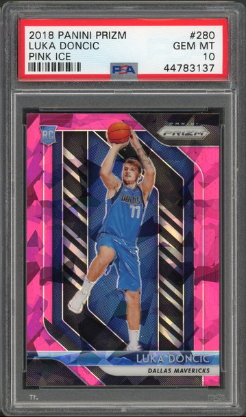 Luka Doncic Prizm Pink Ice