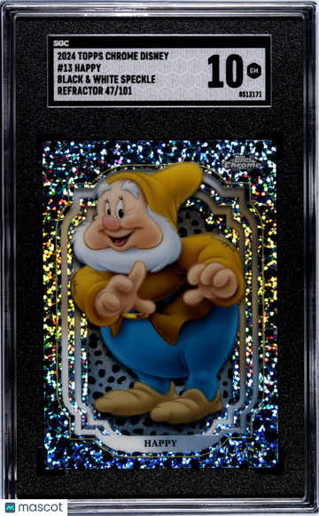 2024 Topps Chrome Disney Happy #13 SGC 10