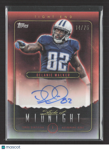 2024 Topps Midnight Stroke of Midnight Delanie Walker #SMA-DW /75