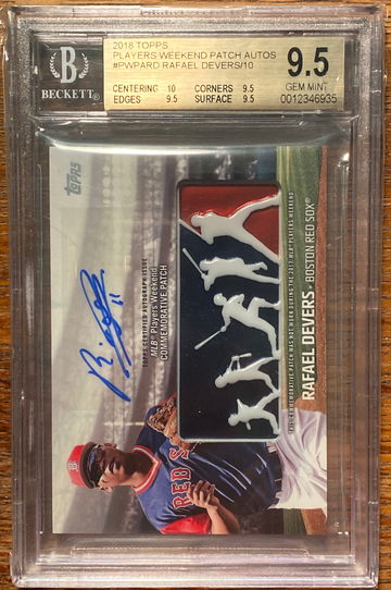 2018 Topps Rafael Devers RPA 08/10