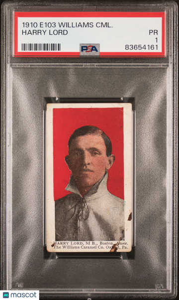 1910 E103 Williams Caramels Harry Lord PSA 1