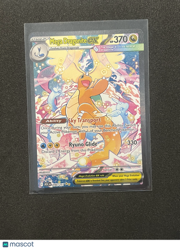 2026 Mega Evolution – Ascended Heroes Mega Dragonite EX Holo Secret Rare #290/217