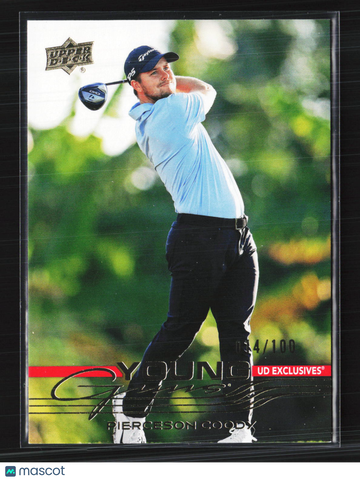 2026 Upper Deck Golf Young Guns Pierceson Coody #127 UD Exclusives /100 UD Exclusives