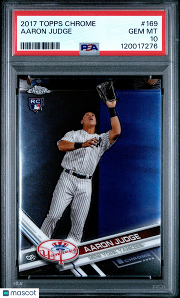 2017 Topps Chrome Aaron Judge #169 Rookie PSA 10