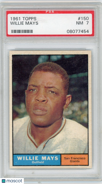 1961 Topps Willie Mays #150 PSA 7