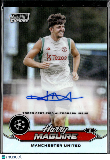 1997 Topps Stadium Club Chrome Harry Maguire #CA-HM Topps Certified Autograph Issue