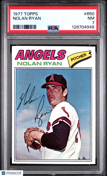 1977 Topps Nolan Ryan #650 PSA 7