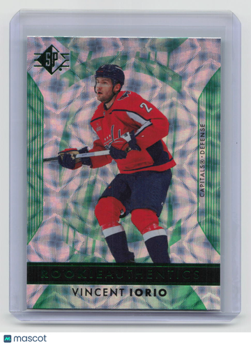2023-24 Upper Deck SP Hockey Vincent Iorio #111 Green Foil Rookie