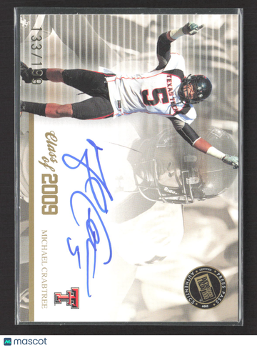 2009 Press Pass Class of 2009 Michael Crabtree #CL-MC /199