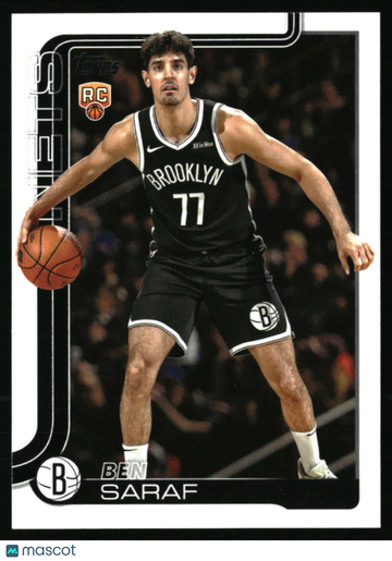 2025-26 Topps Ben Saraf #226 RC Brooklyn Nets