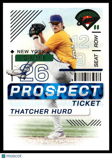 2024 Panini Prospect Edition Thatcher Hurd #183