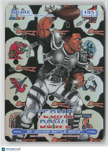 2026 Bo Jackson Battle Arena Tecmo Bowl BoJax Helmets 185 Power Steel #HS33