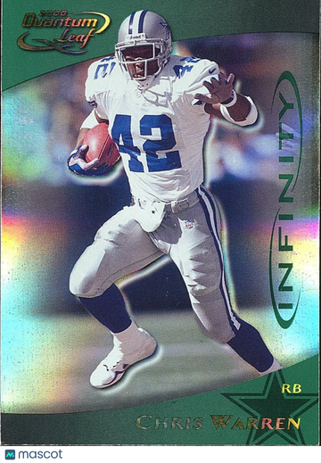 Chris Warren 2000 Quantum Leaf Dallas Cowboys