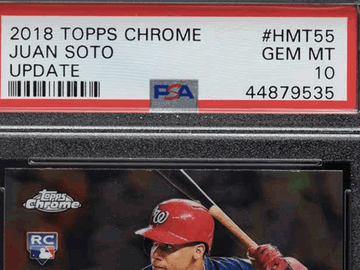 2018 Topps Chrome Update Juan Soto #HMT55 PSA 10
