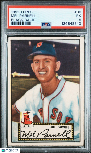 1952 Topps Mel Parnell #30 [Base] Base Set PSA 5
