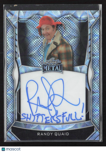 2025 Leaf Metal Randy Quaid Authentic Autograph Inscribed 1/25 #MI-RQ1
