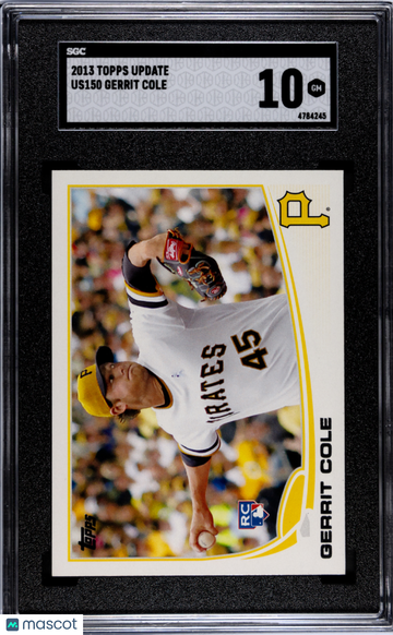 2013 Topps Update Gerrit Cole #US150 SGC 10