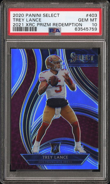 Trey Lance Select XRC PSA 10