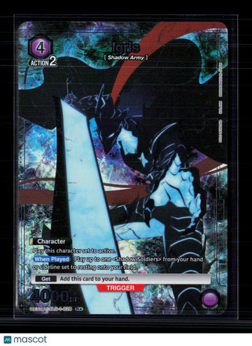 2024 Bandai Union Arena Solo Leveling Igris Shadow Army