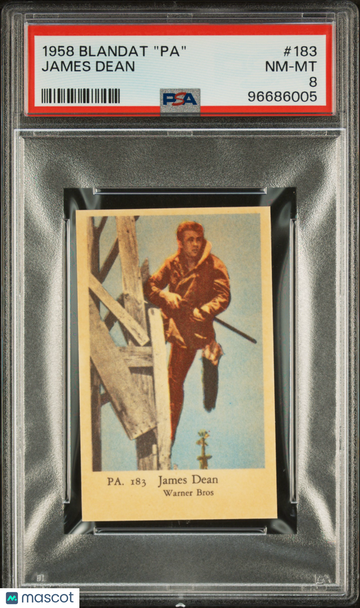 1958 Blandat "pa" James Dean #183 PSA 8