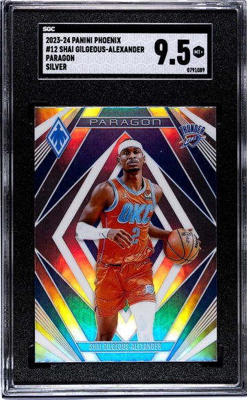 2023-24 Panini Phoenix #12 Shai Gilgeous-Alexander Paragon Silver SGC 9.5