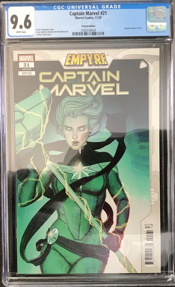 Captain Marvel #21 Frison Empyre Variant Edition CGC 9.6