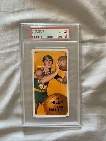 1970 Topps Pat Riley Rookie PSA 8 POP 121!