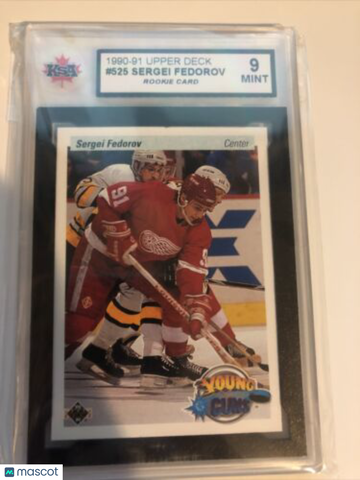 1990-91 Upper Deck Sergei Fedorov Rookie KSA 9