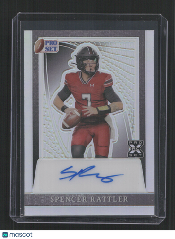 2024 Pro Set SPENCER RATTLER #PA-SR1 /25 AUTO RC SN,AU,RC,/25