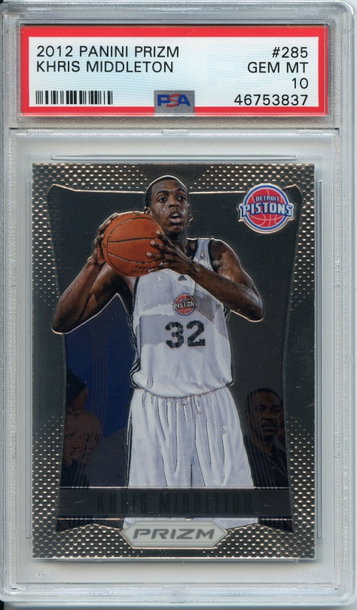 Khris Middleton 2012 Prizm Rookie PSA 10 NEP