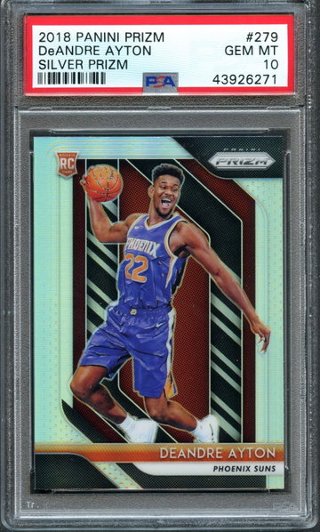 2018 Prizm Silver DeAndre Ayton Rc #279 PSA 10